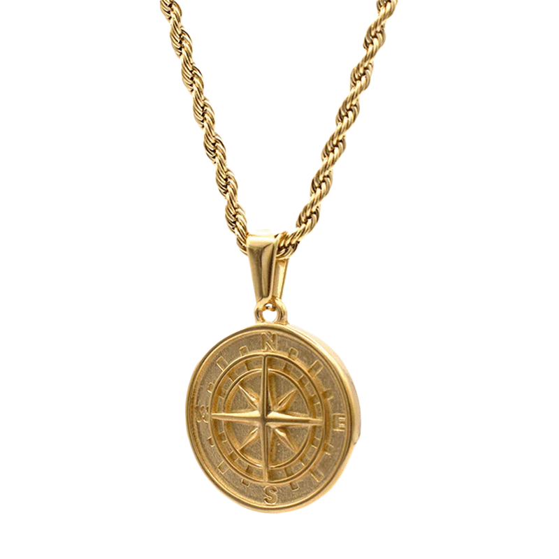 COMPASS PENDANT (GOLD)