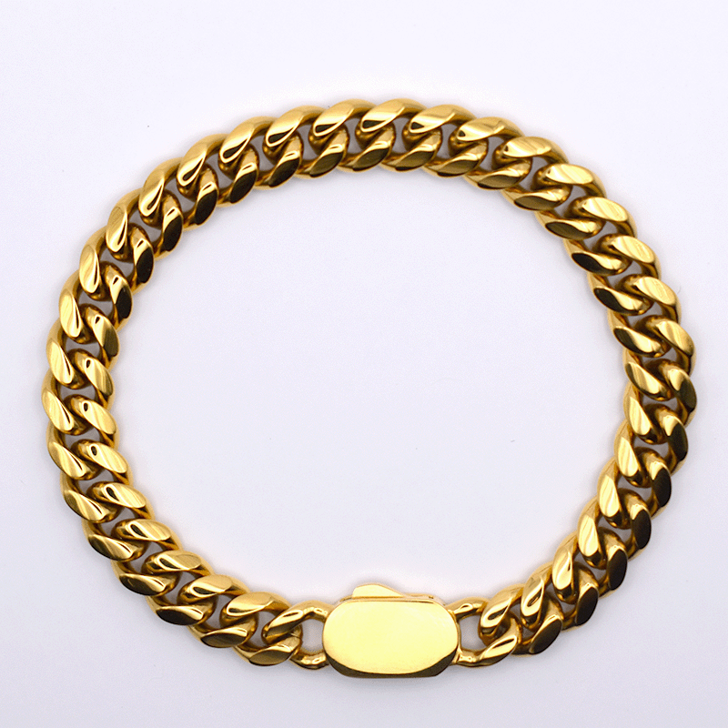 CUBAN BRACELET (GOLD) 8MM