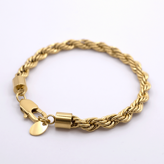 ROPE BRACELET (GOLD) 6MM