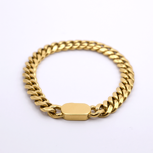 CUBAN BRACELET (GOLD) 8MM