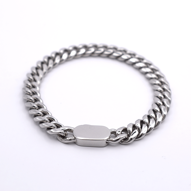 CUBAN BRACELET (SILVER) 8MM