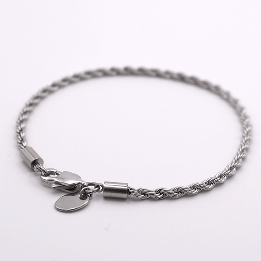 ROPE BRACELET (SILVER) 3MM