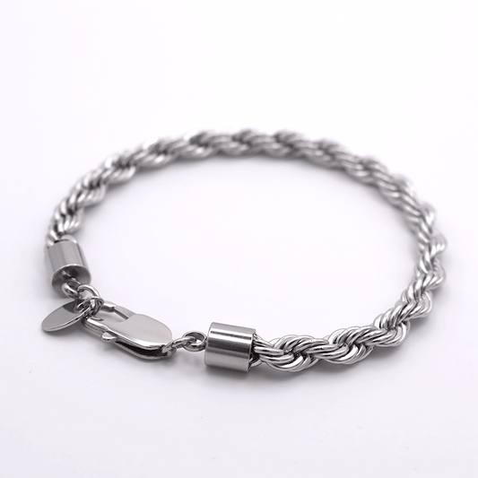 ROPE BRACELET (SILVER) 6MM